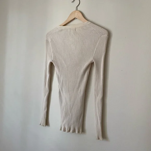 Calvin Klein Ribbed Knit Cardigan - Picture 4 of 9
